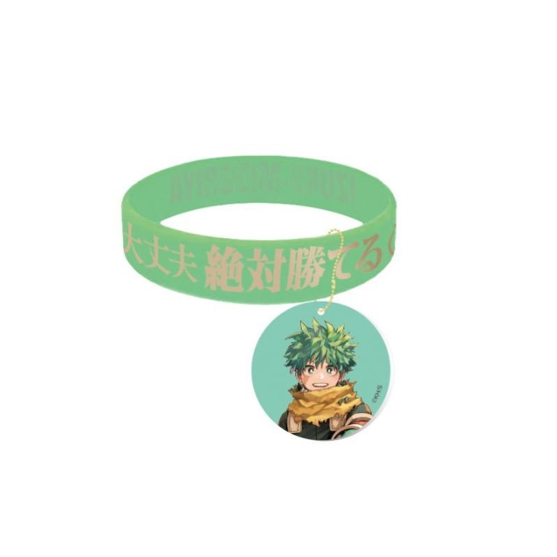[Pre-order] Jump Characters Store  x "My Hero Academia" Encouragement Silicone Band with Charm, Izuku Midoriya